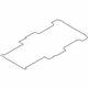 Ford HK4Z-6113046-DA Floor Mat, Rear Ford HK4Z-6113046-DA Floor Mat, Rear