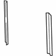 Ford 6L2Z-19E572-CA Side Seal, Passenger Side Ford 6L2Z-19E572-CA Side Seal, Passenger Side