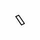 Ford CP9Z-58404C04-A Lift Gate Wedge, Rear Ford CP9Z-58404C04-A Lift Gate Wedge, Rear