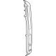 Ford BK3Z-9941058-B Rear Pillar, Passenger Side Ford BK3Z-9941058-B Rear Pillar, Passenger Side