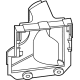 Ford LB5Z-14D189-A Blind Spot Radar Mount Bracket, Passenger Side Ford LB5Z-14D189-A Blind Spot Radar Mount Bracket, Passenger Side