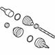 Ford JL3Z-3A428-A Axle Assembly, Front Passenger Side