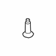Ford -W703283-S424 Lower Striker Screw Ford -W703283-S424 Lower Striker Screw