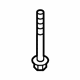 Ford -W704693-S442 Oil Pan Bolt Ford -W704693-S442 Oil Pan Bolt