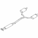 Ford DA5Z-5230-B Muffler & Pipe, Front Ford DA5Z-5230-B Muffler & Pipe, Front