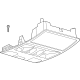 Ford LJ6Z-58519A70-CH Overhead Console, Upper Ford LJ6Z-58519A70-CH Overhead Console, Upper