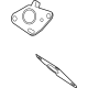 Ford JT4Z-9448-D Manifold Gasket, Front Ford JT4Z-9448-D Manifold Gasket, Front