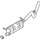 Ford BC3Z-5230-A Muffler And Pipe Assembly - Rear Ford BC3Z-5230-A Muffler And Pipe Assembly - Rear