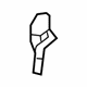 Ford BG1Z-16B127-A Rear Seal, Front Passenger Side Ford BG1Z-16B127-A Rear Seal, Front Passenger Side