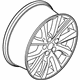 Ford KJ7Z-1007-B Wheel, Alloy