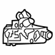 Ford BE5Z-5426684-B Reinforcement, Rear Passenger Side Ford BE5Z-5426684-B Reinforcement, Rear Passenger Side