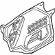 Ford AE9Z-74237A05-A Water Shield, Driver Side Ford AE9Z-74237A05-A Water Shield, Driver Side