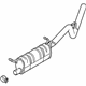 Ford HC3Z-5230-A Muffler And Pipe Assembly - Rear