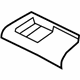 Ford BB5Z-78312A29-AA Quarter Trim Panel Lower Cover, Charcoal, Rear Driver Side