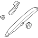 Ford PR3Z-6303598-AA Windshield Pillar Trim, Passenger Side