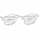 Ford FB5Z-15200-H Fog Lamp Assembly, Front Passenger Side Ford FB5Z-15200-H Fog Lamp Assembly, Front Passenger Side