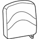Ford 5W7Z-5464810-AA Seat Back Pad, Front Passenger Side Ford 5W7Z-5464810-AA Seat Back Pad, Front Passenger Side