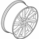 Ford MJ7Z-1007-B Wheel, Alloy Ford MJ7Z-1007-B Wheel, Alloy