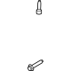 Ford -W721799-S439 Tow Hook Bolt, Front