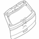 Ford BB5Z-7840010-B Lift Gate, Rear Ford BB5Z-7840010-B Lift Gate, Rear