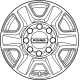 Ford PC3Z-1007-G Wheel, Alloy, Gray Ford PC3Z-1007-G Wheel, Alloy, Gray
