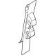 Ford KB3Z-26602B82-AB Adjuster - Seat With Height Adjustment