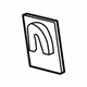 Ford 3T1Z-9943748-A Door Glass Retainer Ford 3T1Z-9943748-A Door Glass Retainer