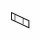 Ford 7L1Z-19K357-AA Blank Cover Ford 7L1Z-19K357-AA Blank Cover