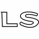 Ford XW4Z-5442528-AA Nameplate Ford XW4Z-5442528-AA Nameplate