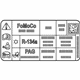 Ford DT1Z-5400014-A A/C Label Ford DT1Z-5400014-A A/C Label