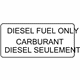 Ford 8C3Z-9A095-A Fuel Label Ford 8C3Z-9A095-A Fuel Label