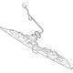 Ford LJ7Z-13B482-H License Lamp Assy, Passenger Side