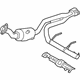 Ford FL3Z-5E212-M Catalytic Converter, Passenger Side