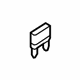 Ford 9L3Z-14526-BA Mini Fuse, Outer Ford 9L3Z-14526-BA Mini Fuse, Outer