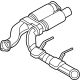 Ford MB3Z-5A212-F Extension - Exhaust Pipe Ford MB3Z-5A212-F Extension - Exhaust Pipe