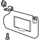 Ford M1PZ-7804104-CA Sunvisor, Passenger Side