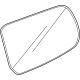 Ford N1WZ-17K707-J Glass Assembly - Rear View Outer Mirror Ford N1WZ-17K707-J Glass Assembly - Rear View Outer Mirror