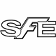 Ford AE8Z-9942528-B Nameplate, Rear Ford AE8Z-9942528-B Nameplate, Rear