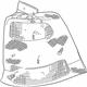 Ford 5F2Z-13405-AA Lamp Assembly - Rear, Driver Side