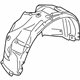 Ford KA1Z-16102-A Fender Liner, Front Passenger Side