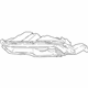 Ford HS7Z-15200-G Fog Lamp Assembly, Front Passenger Side