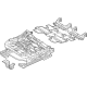 Ford PR3Z-6361705-A Seat Track, Driver Side Ford PR3Z-6361705-A Seat Track, Driver Side