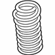 Ford AR3Z-5560-E Coil Spring, Yellow, Rear