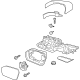 Ford LB5Z-17682-EC Mirror Outside, Front Passenger Side
