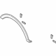 Ford HC3Z-16038-AD Wheel Opening Molding, Front Passenger Side Ford HC3Z-16038-AD Wheel Opening Molding, Front Passenger Side