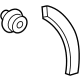 Ford KK3Z-61278L00-EA Wheel Opening Molding, Passenger Side Ford KK3Z-61278L00-EA Wheel Opening Molding, Passenger Side